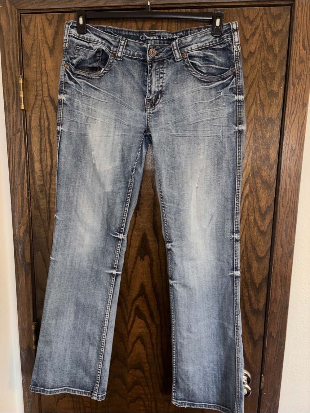 Cowgirl Tuff Co Double Lucky Brown Jeans size 35 x 35 - Picture 6 of 13